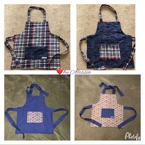 Handmade reversible aprons